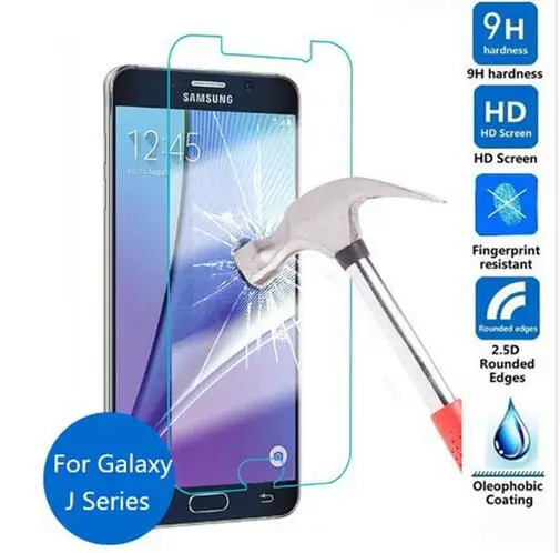 Стеклянная пленка Pelicula De Vidro для Samsung Galaxy J5 J510 2016 2017 протектор экрана из