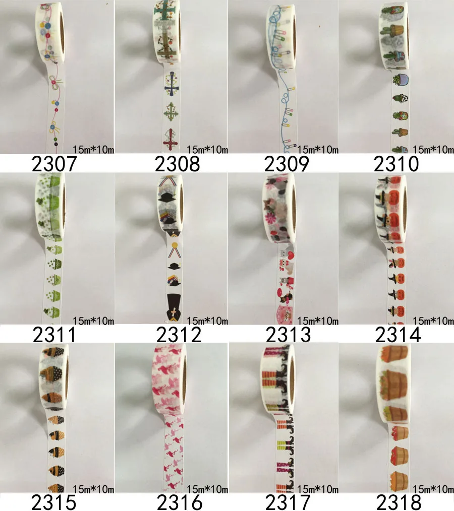 2298 моделей diy клейкой ленты Комплект 30 шт./лот Цветочный принт деко DIY Стикеры/клей японский ленты jiataihe васи ленты оптом