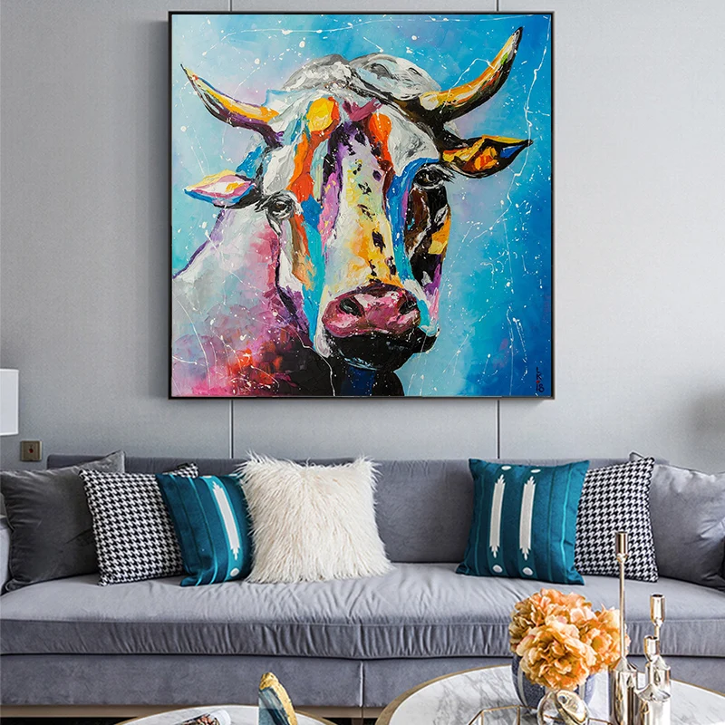 GOODECOR домашний декор настенное искусство дикие животные холст картина маслом