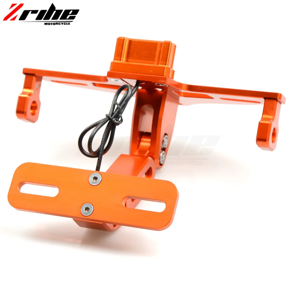Кронштейн для номерного знака мотоцикла CNC RC 125 200 390 690 smc 1290 rc honda kawasaki yamaha tmax 530 500