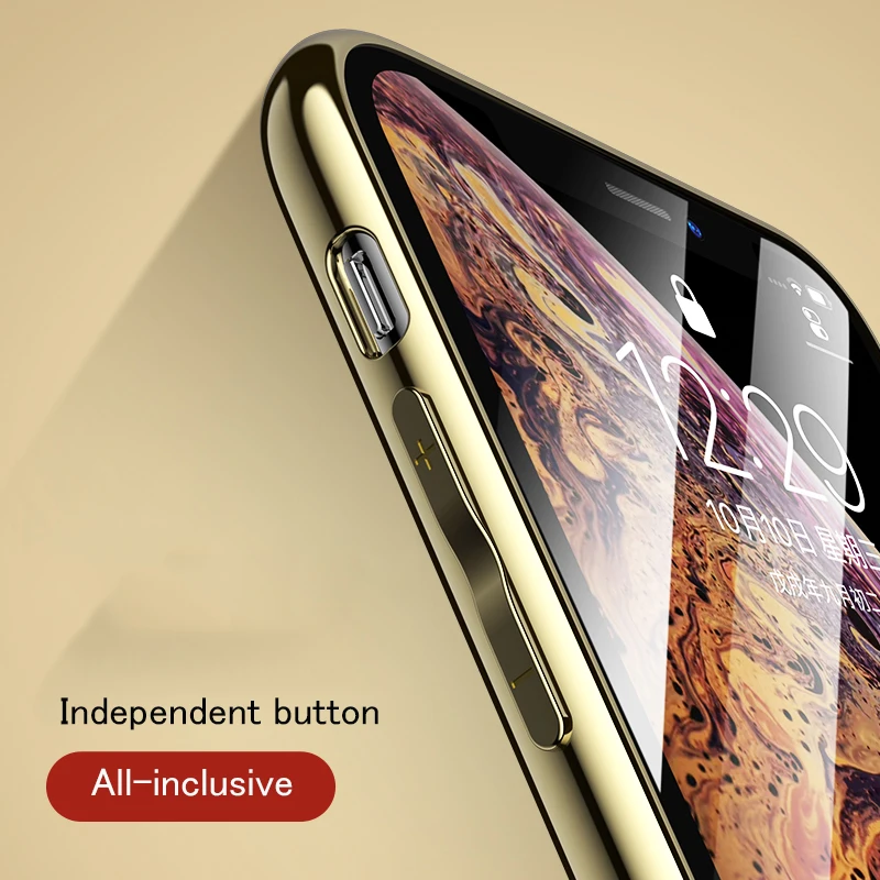Роскошный Леопардовый стеклянный чехол для телефона iPhone X XR Xs Max покрытие твердый