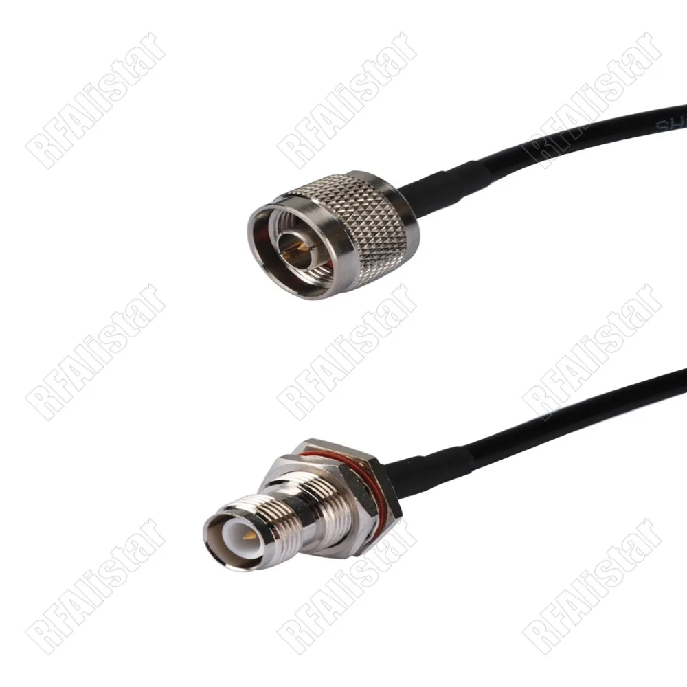 N штепсельная Вилка для стандартного женского разъема перегородка RG58 удлинитель