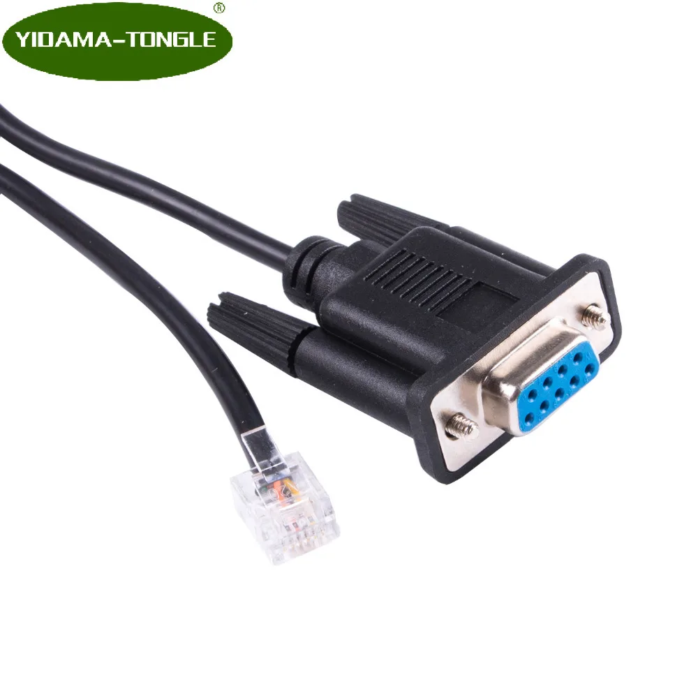 

DB9 to rj11 rj12 rj45 lan network cable 6p4c 6p6c 8p8c rs232 serial console cable for sevo drive leadshine stepper communication