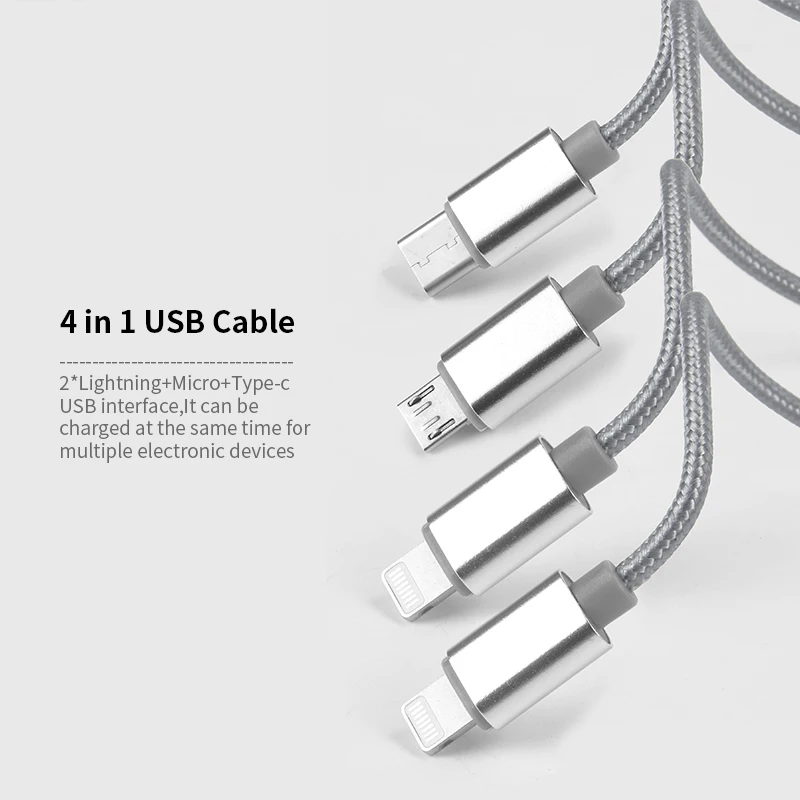 Lcav автомобиля Зарядное устройство Dual USB 12 В 24 2.1A мобильного телефона зарядки