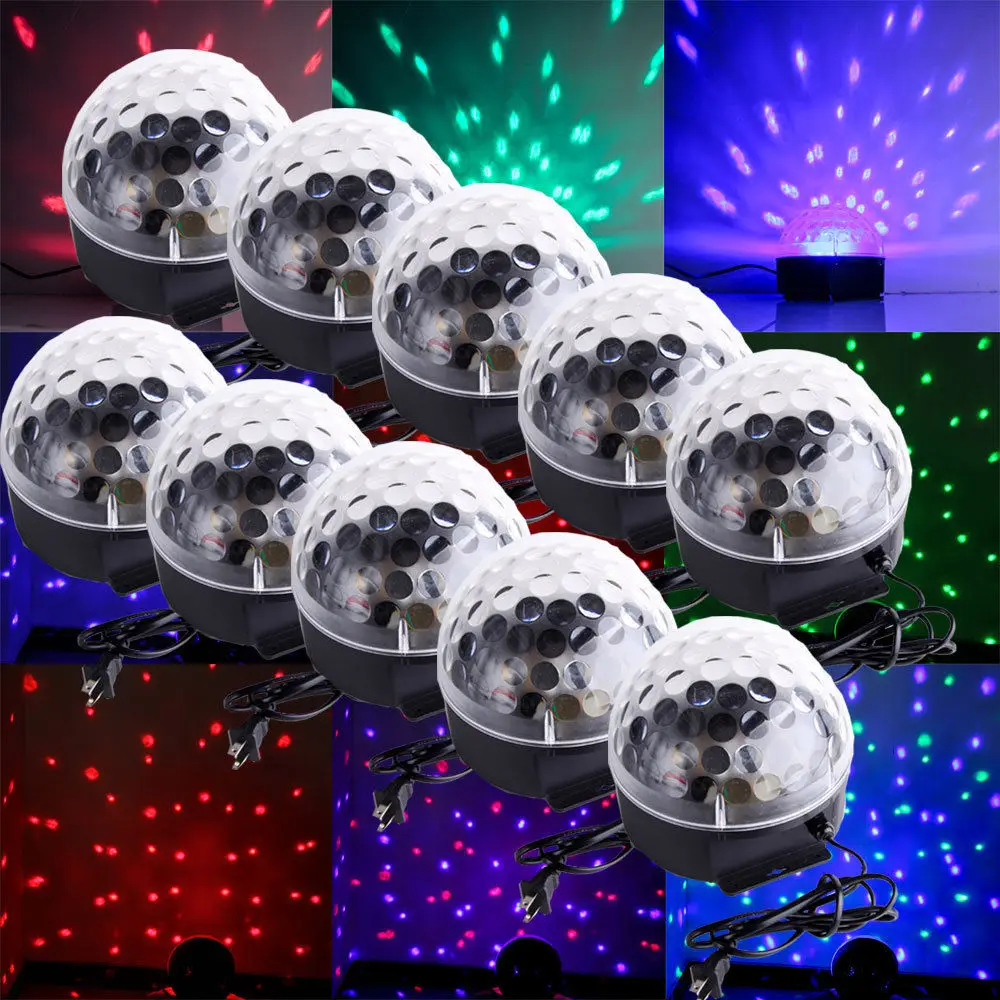 AIMIHUO светодиодный Кристалл RGB свет этап звуковой эффект авто строб Дискотека Свет