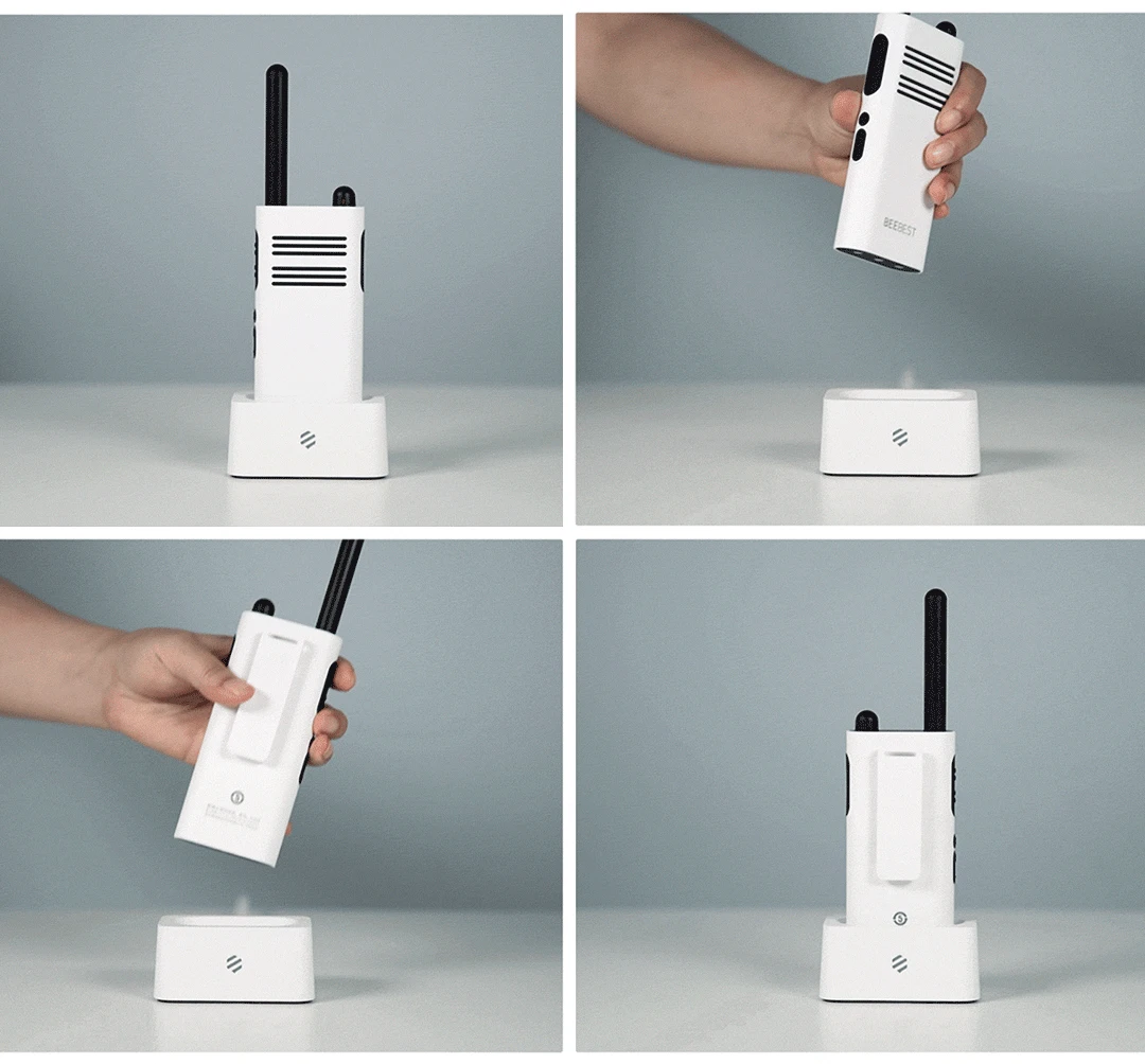 Xiaomi Beebest сяоюй иди и болтай Walkie Talkie “иди и Портативный ручной долгого ожидания батарея большой емкости беспроводной интерком