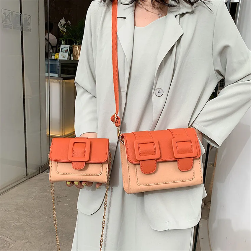 Летняя женская сумка мессенджер TOYOOSKY из искусственной кожи квадратная кросс