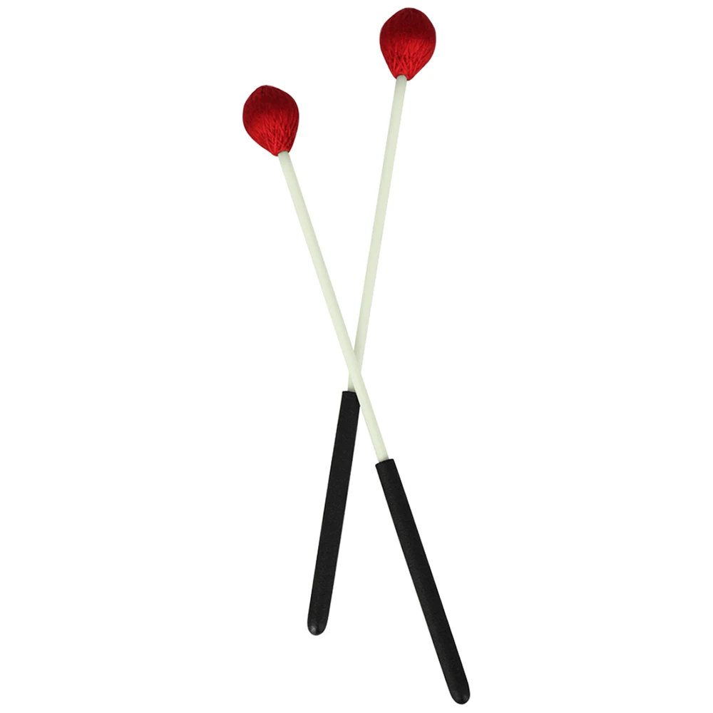 1 пара Первичная маримба палка Mallets ксилофон Glockensplel Mallet с ручкой из стекловолокна для любительского ударного инструмента часть