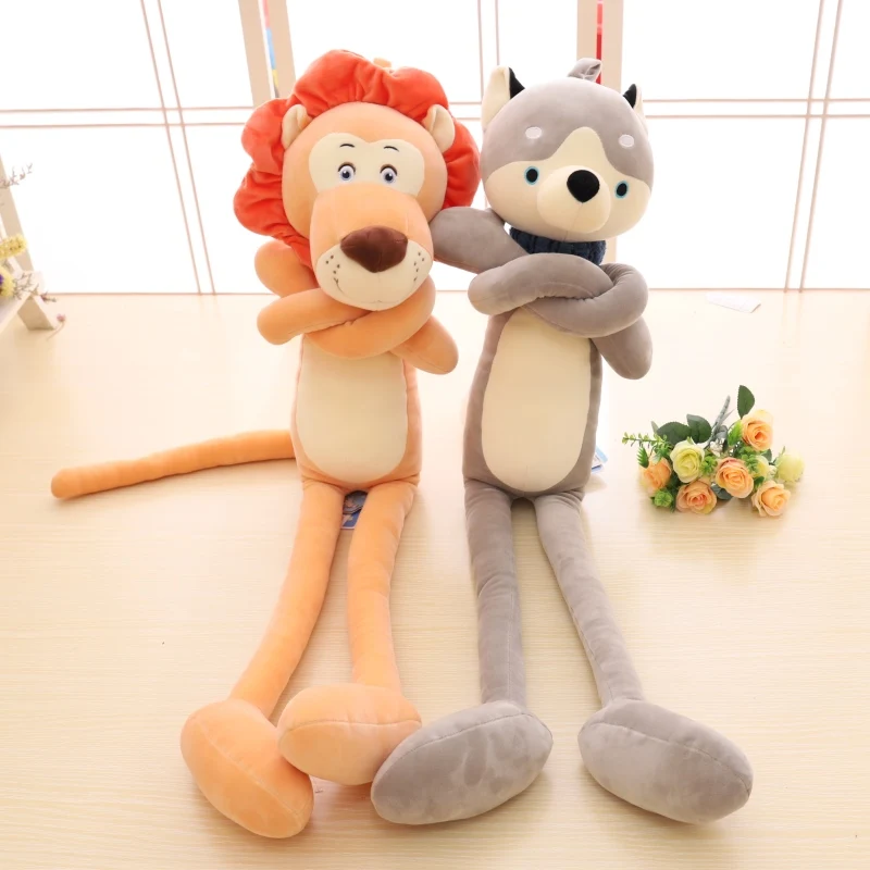 Новинка 2019 игрушечный лев собака фигурка мягкая кукла милые животные Лев