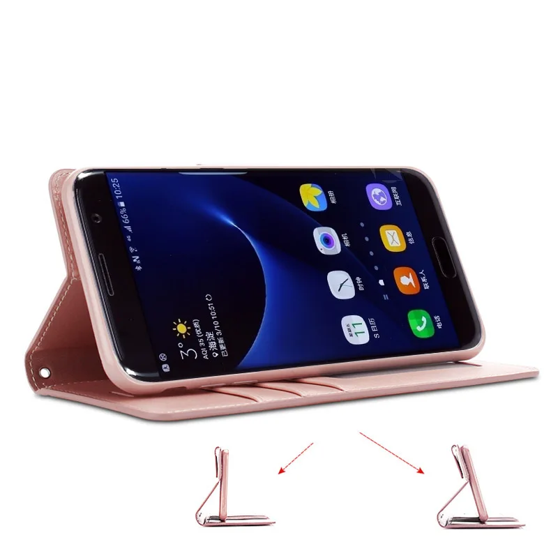 Оригинальный кожаный чехол Hanman для Samsung Galaxy S 7 S7 Edge G930F G930FD G930W8 G935F G935FD G935W8 G9350
