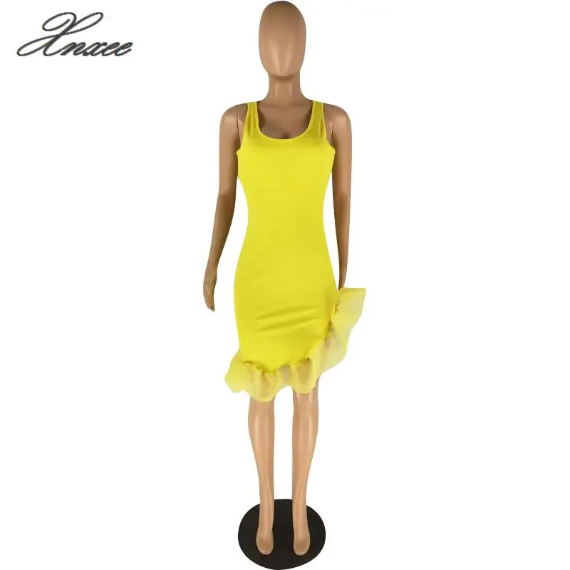 

Xnxee Colorful Polka Dots Print Sheer Mesh Two Piece Set Dress O Neck Short Sleeve Crop Top High Waist Maxi Skirt Party Outfit
