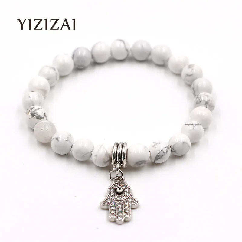 YIZIZAI новые модные браслеты с ручной подвеской Fatima женские Pulseira Masculina мужские