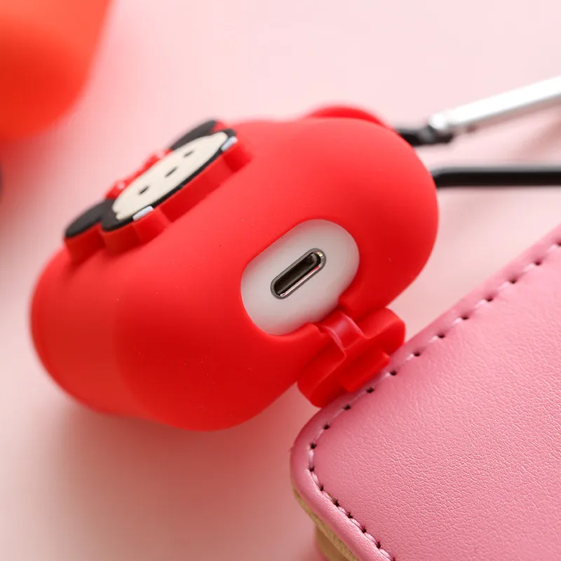 Miki Minnie Mike Sully Mike Daisy Bear Мягкий чехол для Airpods Bluetooth беспроводной чехол для наушников зарядная коробка мультяшная крышка