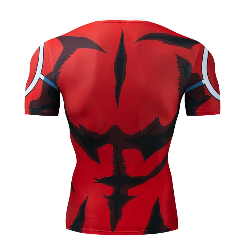 Мужская футболка с принтом Вегета 3D изображением аниме Драконий жемчуг коротким