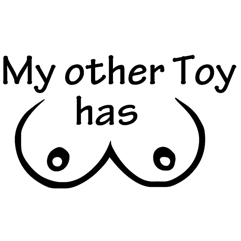 Моя другая игрушка с сексуальной красивой грудью забавная наклейка на машину для