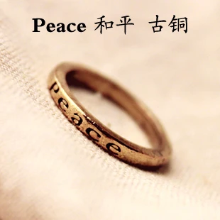 Модное винтажное кольцо с буквенным принтом 1 шт. для влюбленных пар Anillos Mujer MIDI Bague