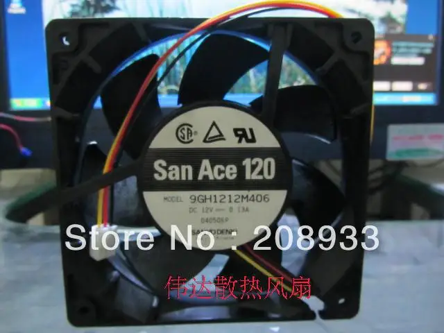 Для Sanyo 12 см 12025 V 0.13A 9GH1212M406|sanyo|12 cm |