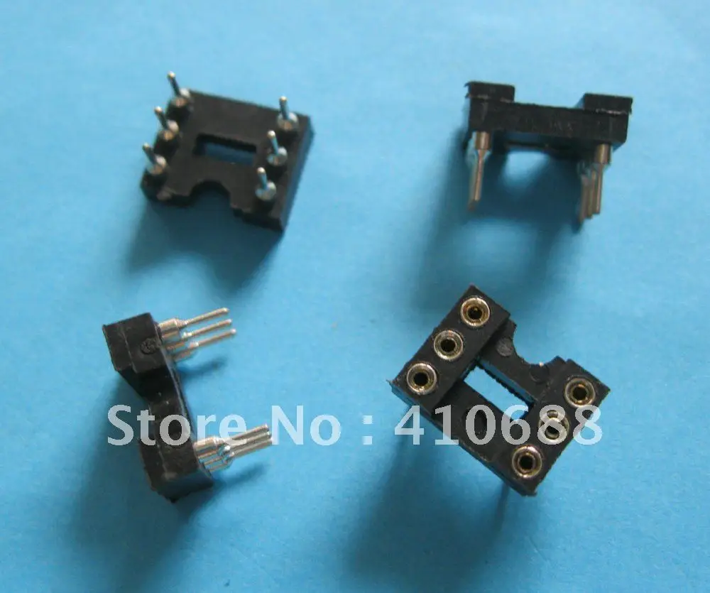 600 шт. IC гнездо адаптера круглые 8 Pin заголовки и (IC) Шаг гнезда 2 54 мм X = 7 62 мм|socket