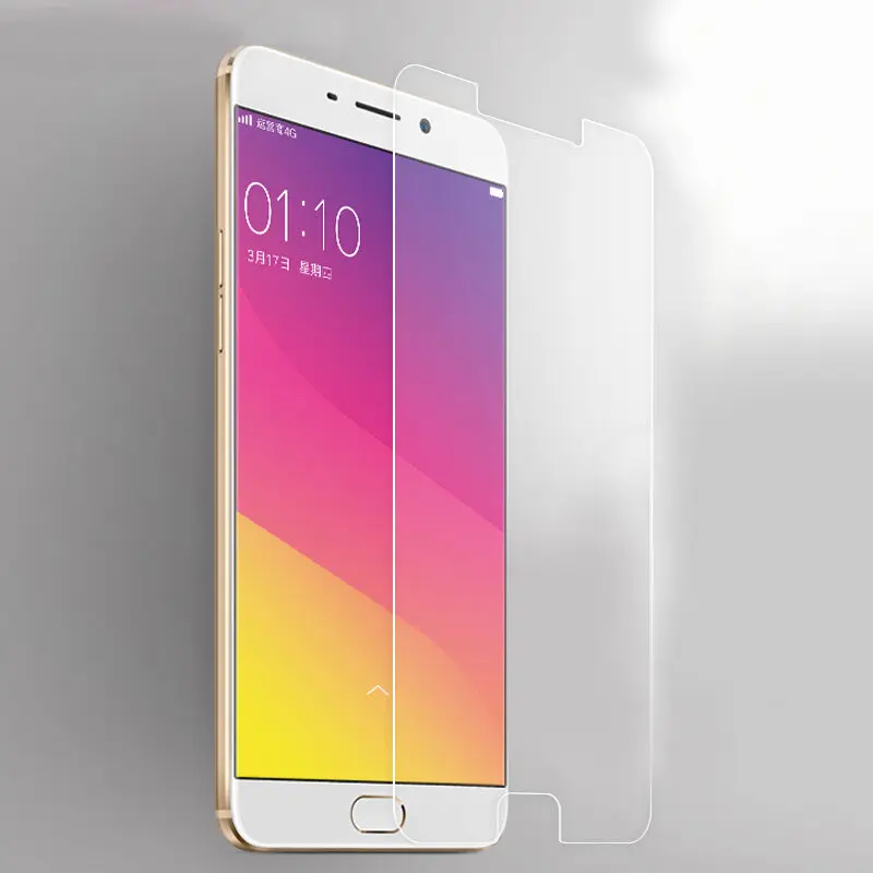 5 PCS/Lot Tempered Glass for Oppo F1 Plus / OPPO R9 5.5&quot Screen Protector Protective Film | Мобильные телефоны и