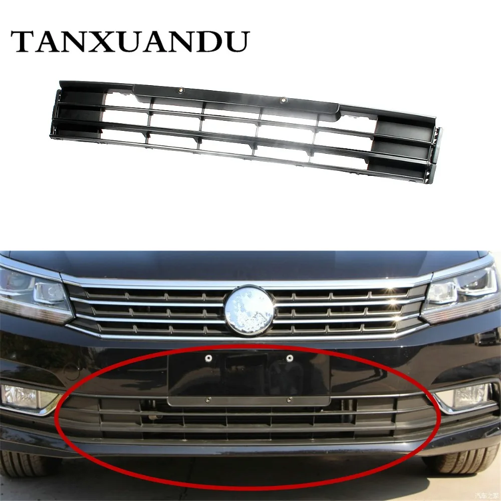 Нижняя решетка переднего бампера без отверстия PDC для VW Passat B7.5 16 19 561853671H не
