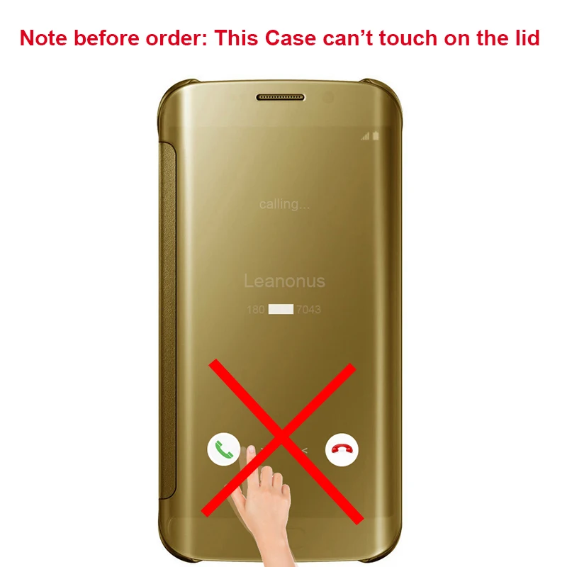Винтаж флип-чехол для телефона для Samsung Galaxy A3 A5 A7 A810 S8 S9 плюс A8 J3 J7Pro Coque iphone кожа Clear View чехол с зеркальной поверхностью