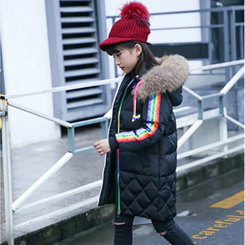 2018 горячая Распродажа зимняя одежда для малышей Детские пальто вниз новая