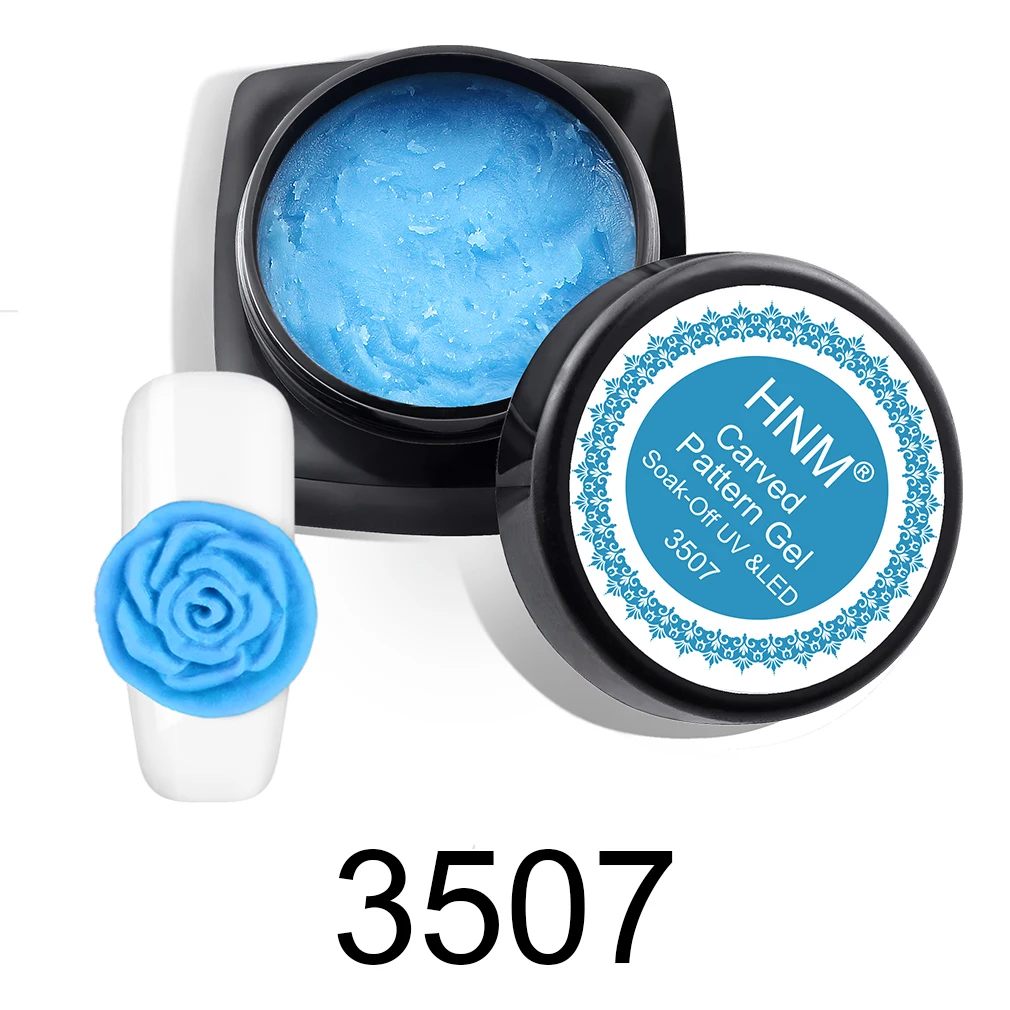 3507 HNM 3D Резные узоры гель Пластилин для ногтей гель резной гель для рисования био-Гели Soak Off инструмент для моделирования Гель-лак полу-Перманентный клей - Цвет: 3507