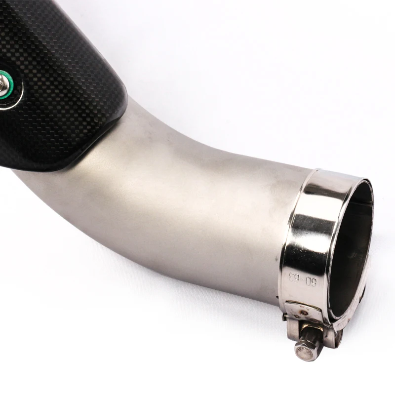 Motorcycle Exhaust Muffler Modified With Carbon Fiber Heat Shield Cover Slip on For Honda CBR1000RR 2017 2018 |