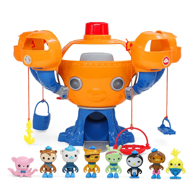 Игрушки Octonauts для мальчиков набор крепости с осьминог и подсветкой музыкальная