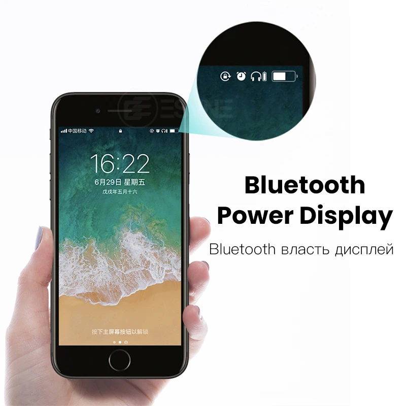 

BAPICK Bluetooth 5.0 Earphone Earbuds Wireless Bluetooth Headphone Stereo Headset Bluetooth Earphone With Mic And Charging Box