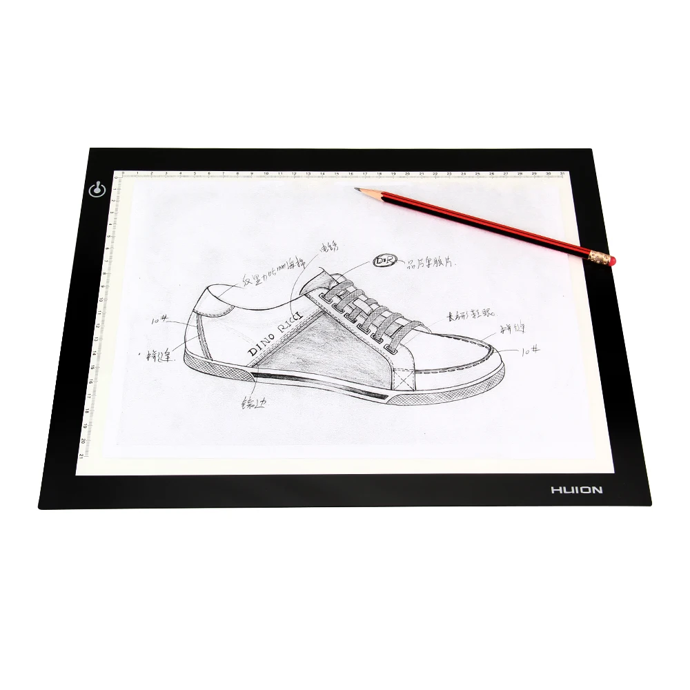 Huion L4S 17 7 &quotультра тонкий 5 мм Светодиодная панель USB Трассировка доска коврик карандаш Портативный