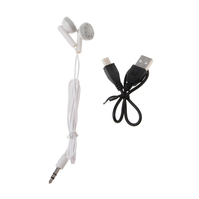 USB мини MP3-плеер с ЖК-экраном поддержка Micro SD TF карты 32 ГБ стильный дизайн