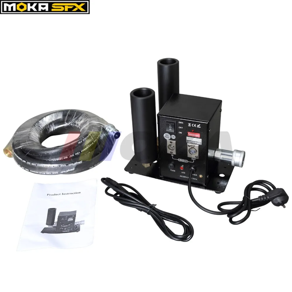 4 шт. сценическая Двухтрубная Крио-CO2 струйная пушка для диджея машина CO2