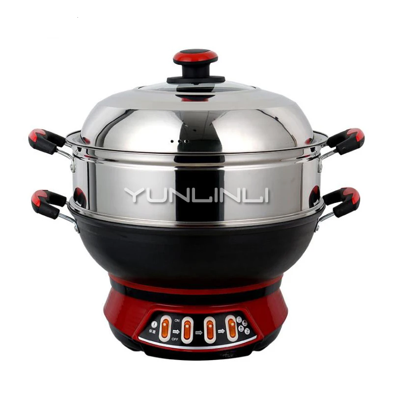 

Multifunctional Cooker 2100W Large Power Electric Steamer Household Multifunctional Cooking Pot