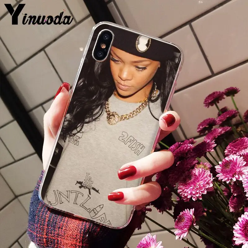 Yinuoda Rihana DIY Luxury High-end Protector Case for iPhone X XS MAX 6 6S 7 7plus 8 8Plus 5 5S XR | Мобильные телефоны и