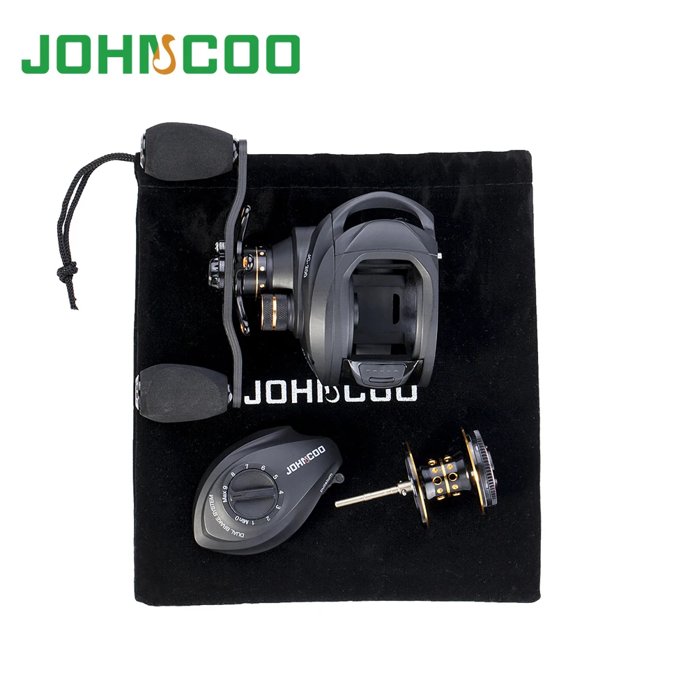 Катушка для заброса приманки JOHNCOO 13 + 1 шарикоподшипников ссветильник