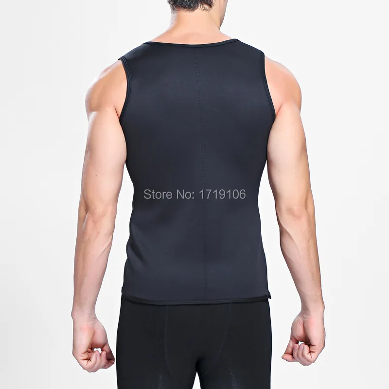 Контроль тренера талии корсет ультра пот мужской неопреновый жилет