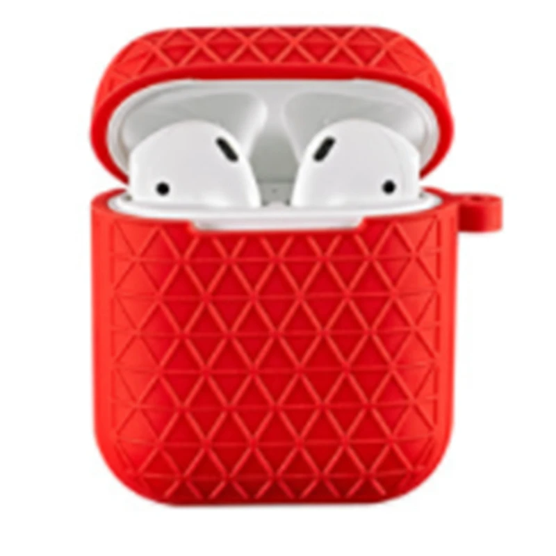 Подходит для Air Pods силиконовая беспроводная гарнитура кожаный чехол Apple Airpods