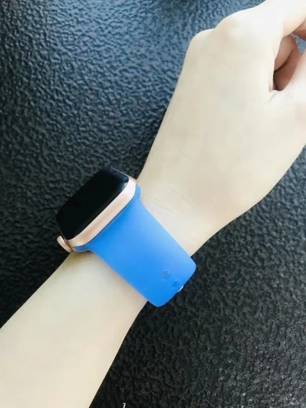 38 мм 40 42 44 прозрачный спортивный ремешок ярких цветов для Apple Watch Band iWatch серии 1 2 3 4