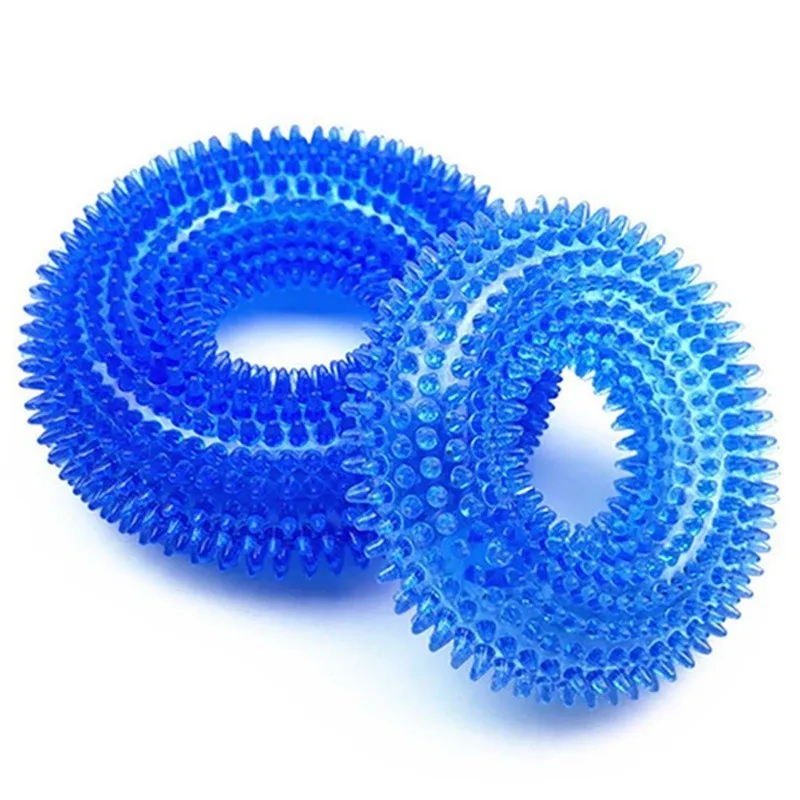 Игрушка для питомцев защищенная от укусов пищащая игрушка мяч резиновый звук