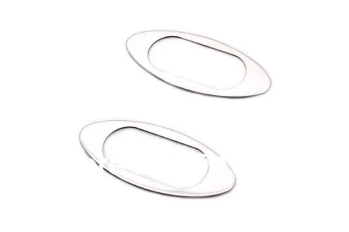 Автомобильный Стайлинг хромированный боковый маркер светильник Безель для