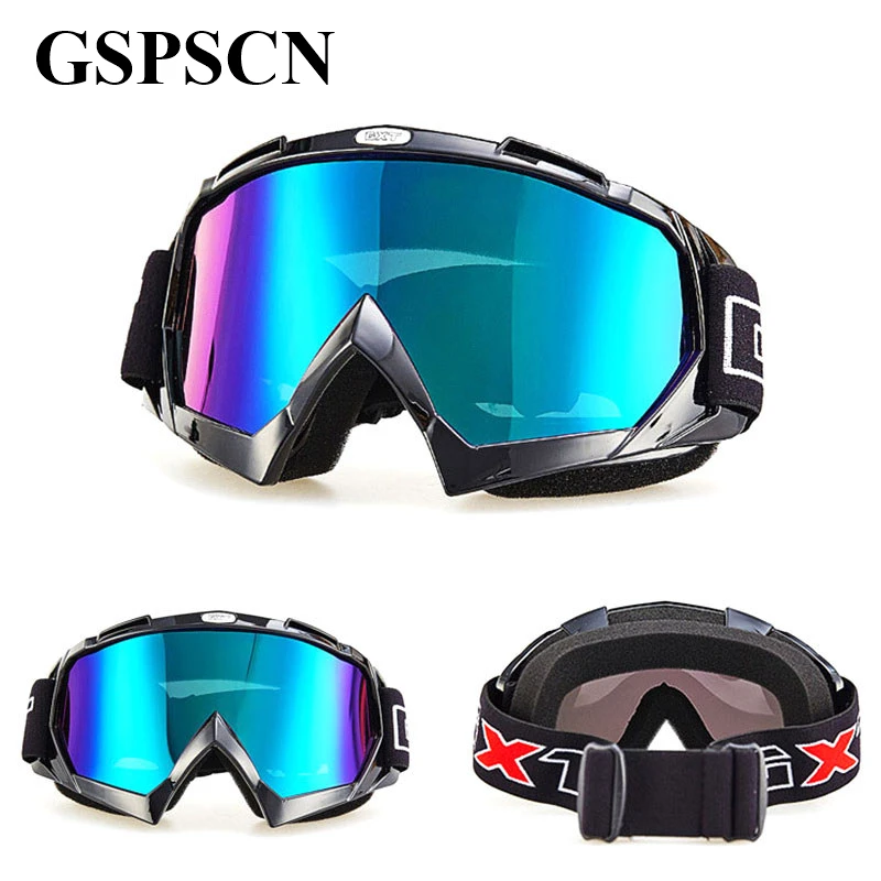 GSPSCN мотоциклетные очки для мотокросса гонок на шлем Gafas Dirt Bike ATV MX с прозрачными