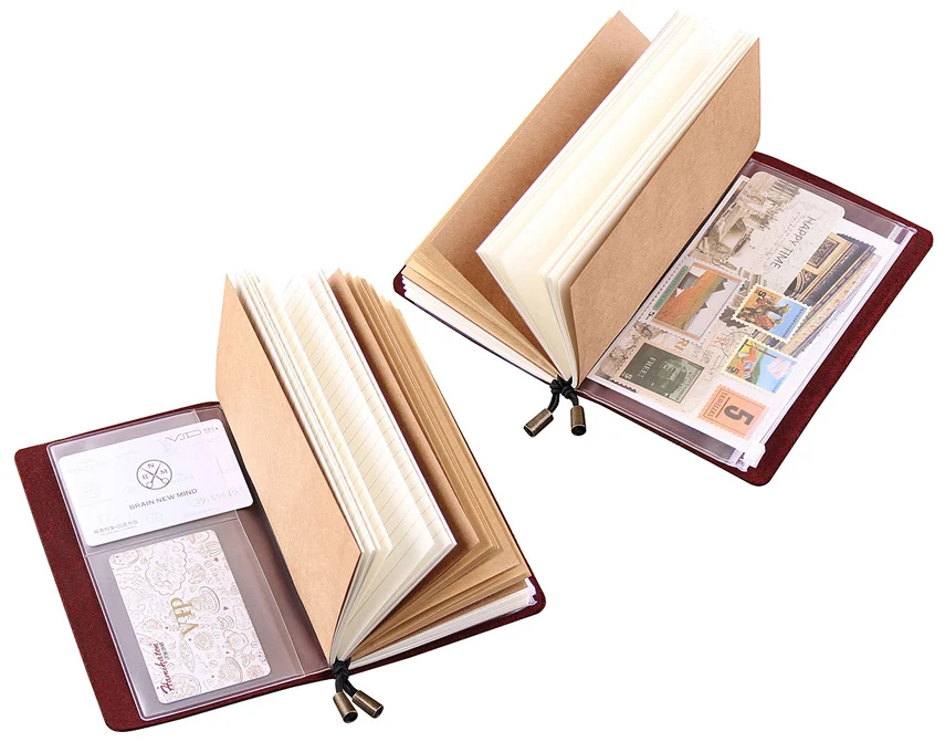 Leather Journal Refillable Personalized Compass Travelers Notebook Travel Diary sketchbook Custom Text | Канцтовары для офиса и