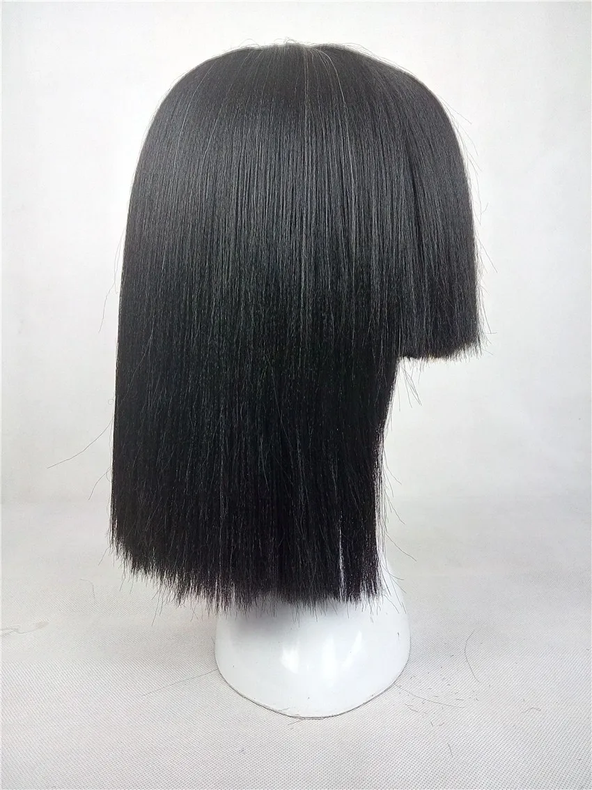 Sia Alive This Is Acting Half Black And Half Light Blonde закрывает глаза и нос термостойкие волосы Косплей Костюм парик