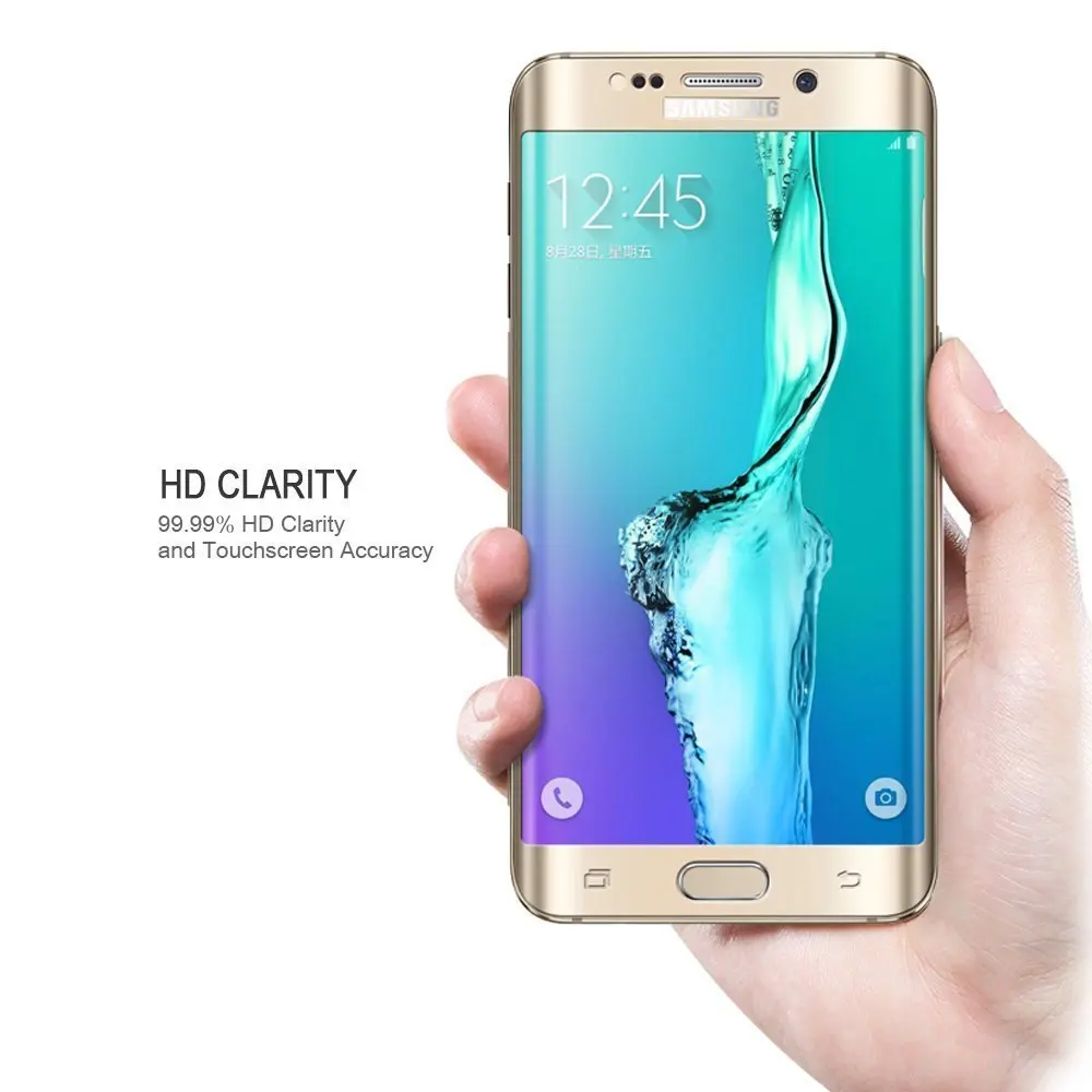 С уровнем твердости 9 H 3D полное покрытие закаленное Стекло для samsung Galaxy S7 край