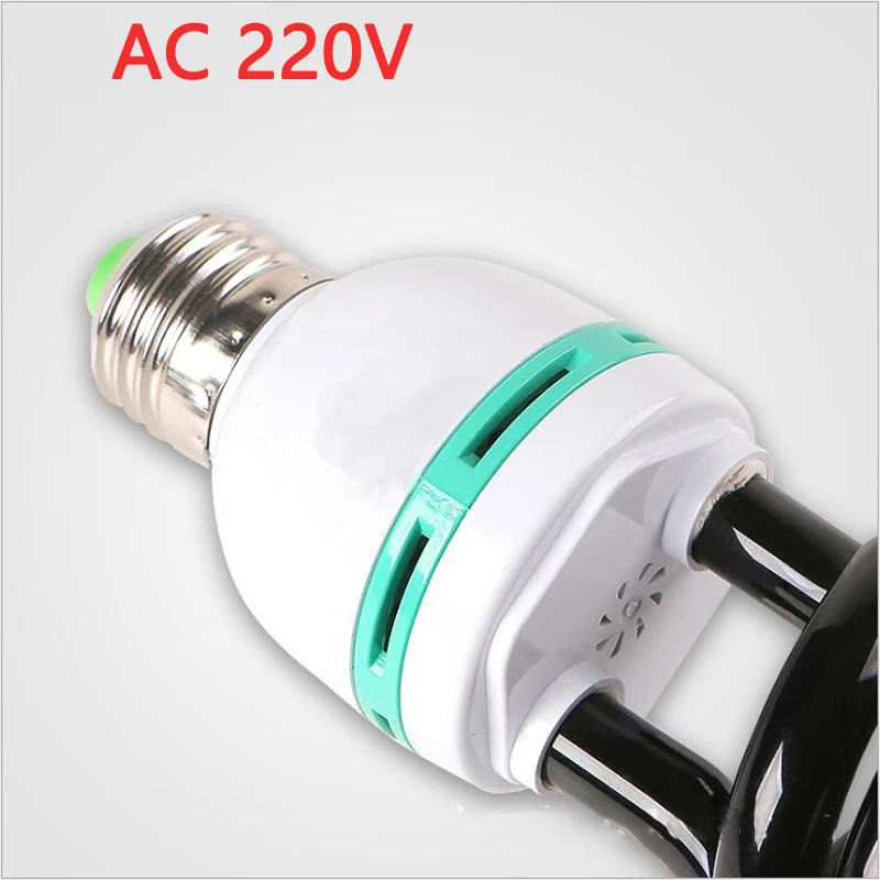 AC 220V E27 5 40W UV светильник лампы УФ ультрафиолетовые люминесцентные CFL лампа