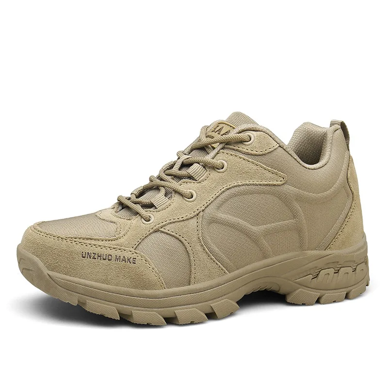 

Outdoor Army Boots Men Military Desert Tactical Boot Climbing Men Waterproof Hiking Sport Shoes Combat Anti-Slip Trekking Shoes