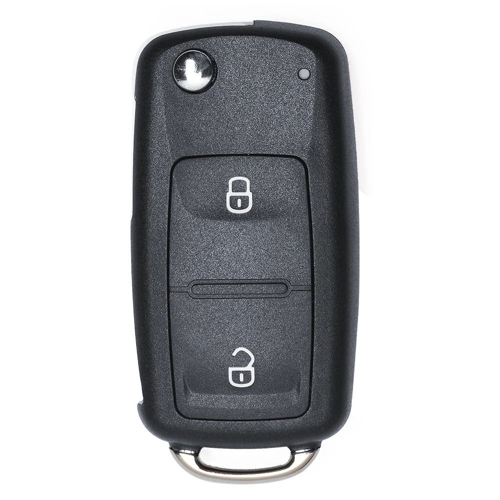 KEYECU 2 шт. для Volkswagen Beetle Caddy Passat Tiguan Touare * g Seat Leon Skod пульт дистанционного ключа