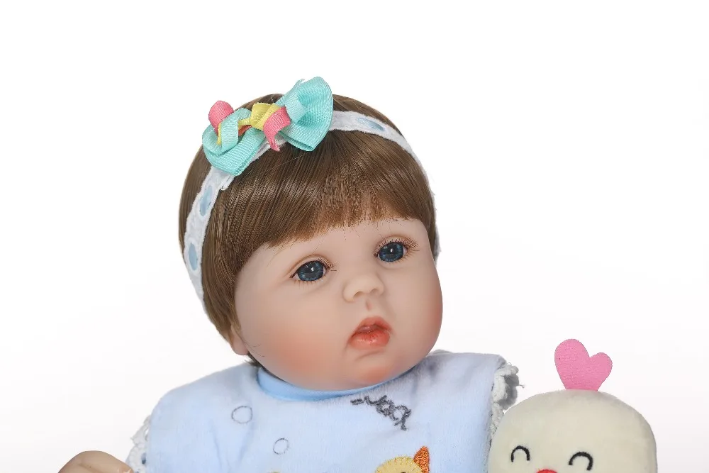 Npkколлекционная 16 &quotКукла Bebe Reborn мягкая силиконовая кукла Bonecas Реалистичная для
