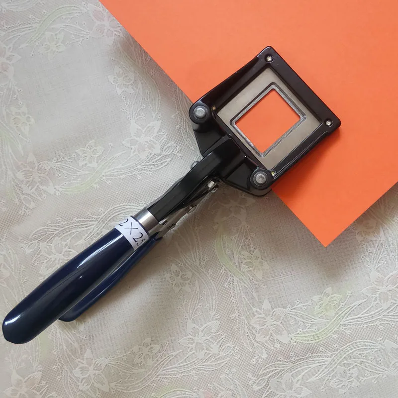 1 шт. ручной пробойник для удостоверения личности фото нож кредитных карт 35x45 мм